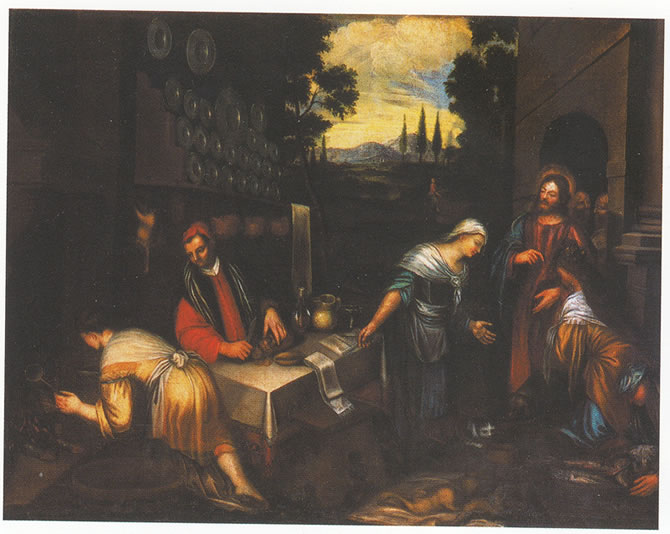 Isus u kući Marije i Marte