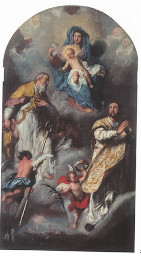 Bogorodica s Djetetom, sv. Maurom i sv. Eleuterijem