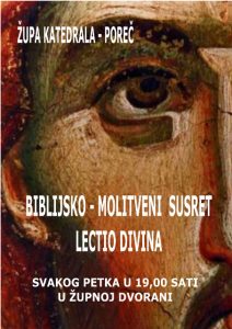 Biblijsko-molitveni susret Lectio Divina