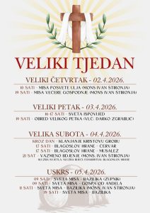 Liturgijski raspored za sveto trodnevlje