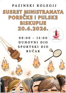 Susret ministranata porečke i pulske biskupije u Pazinu