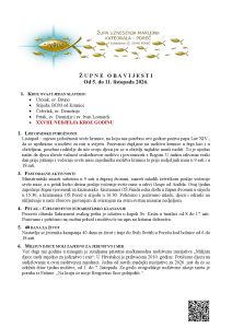 Župne obavijesti 5. – 11. 10. 2026.