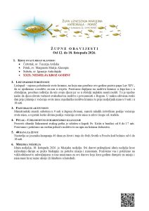 Župne obavijesti 12. – 18. 10. 2026.